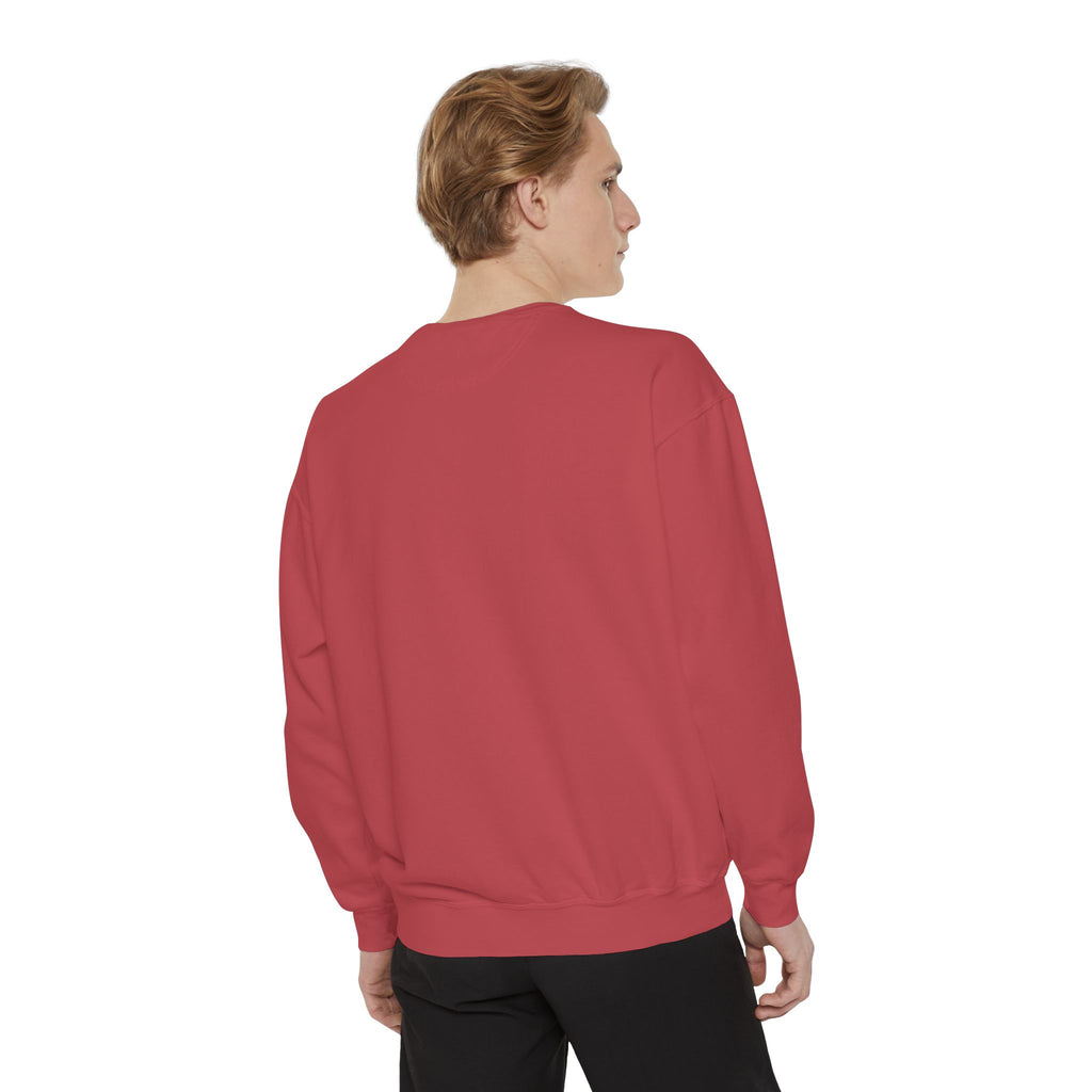 Mama Ghosts Checkerboard Sweatshirt — Halloween Cozy Graphic Sweatshirt