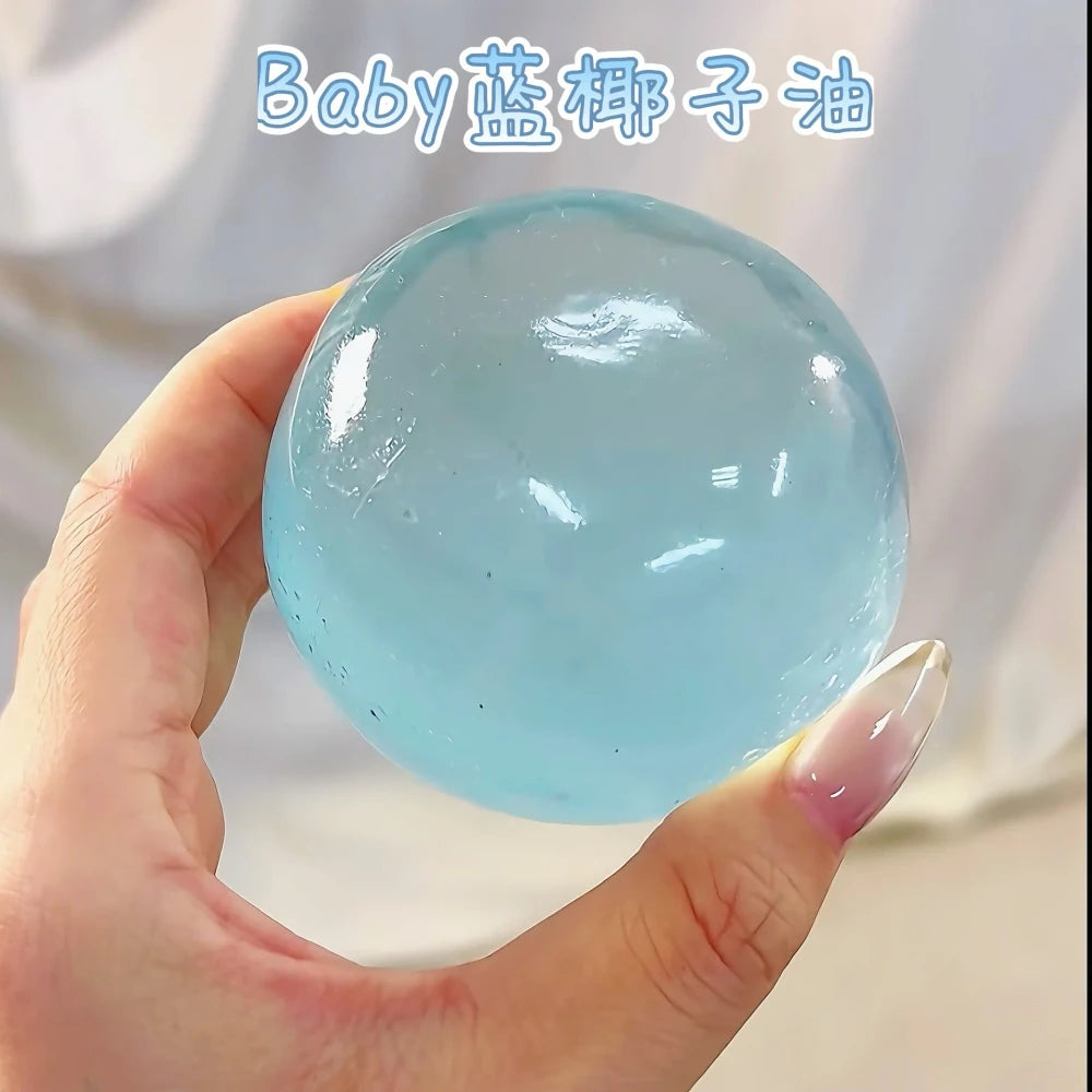 Blue Coconut Oil Squeeze Ball