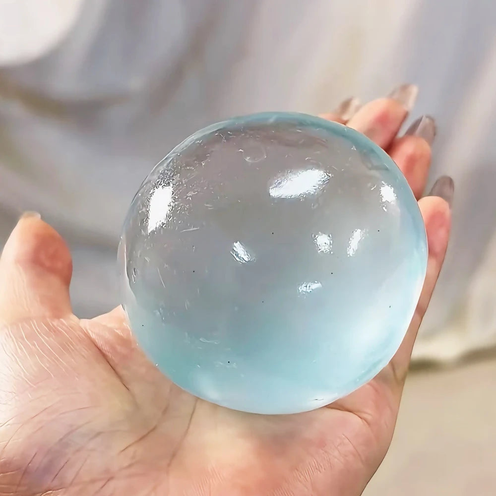 Blue Coconut Oil Squeeze Ball