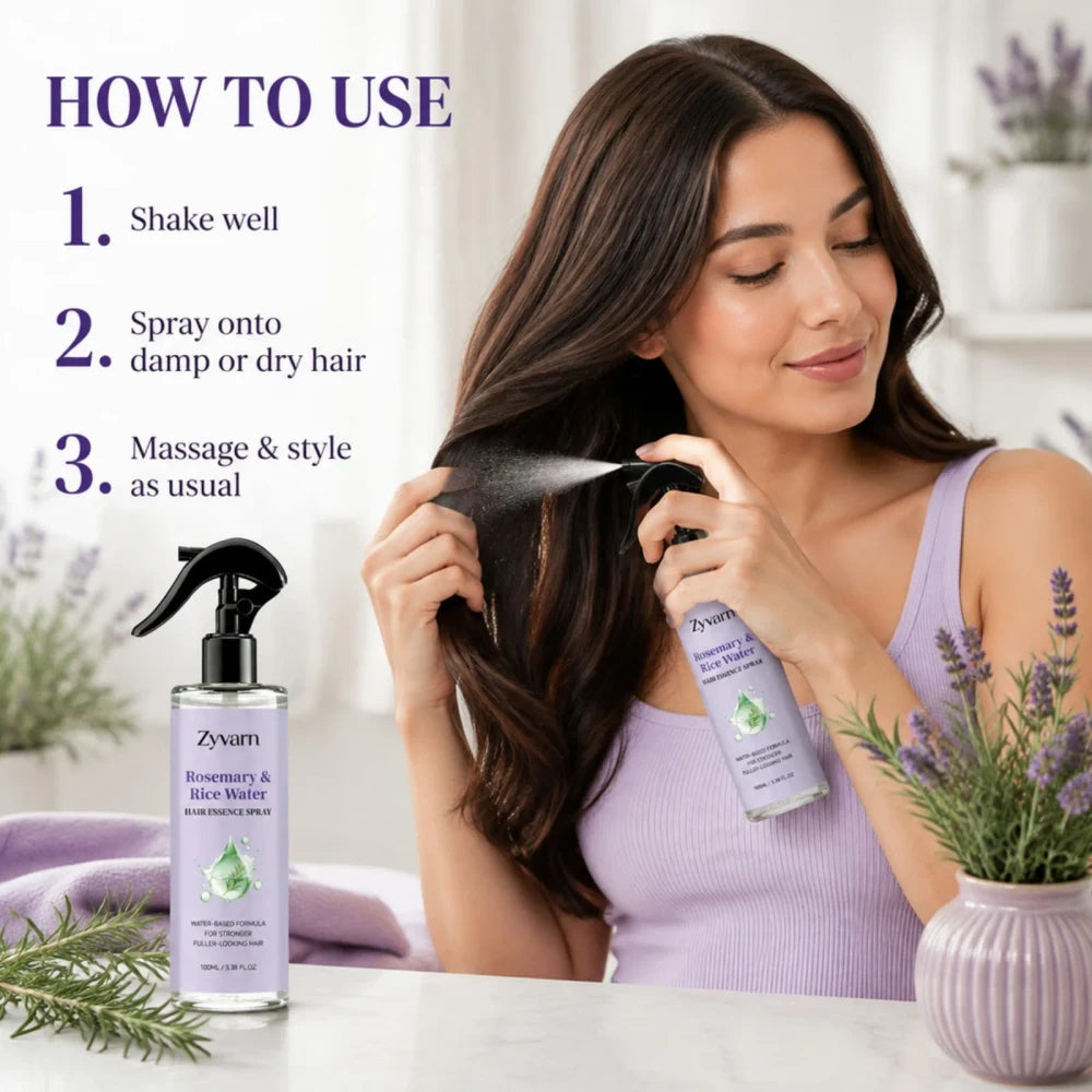 Rosemary Rice Water Hair Spray
