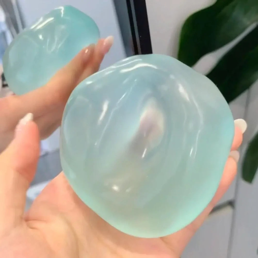 Blue Coconut Oil Squeeze Ball