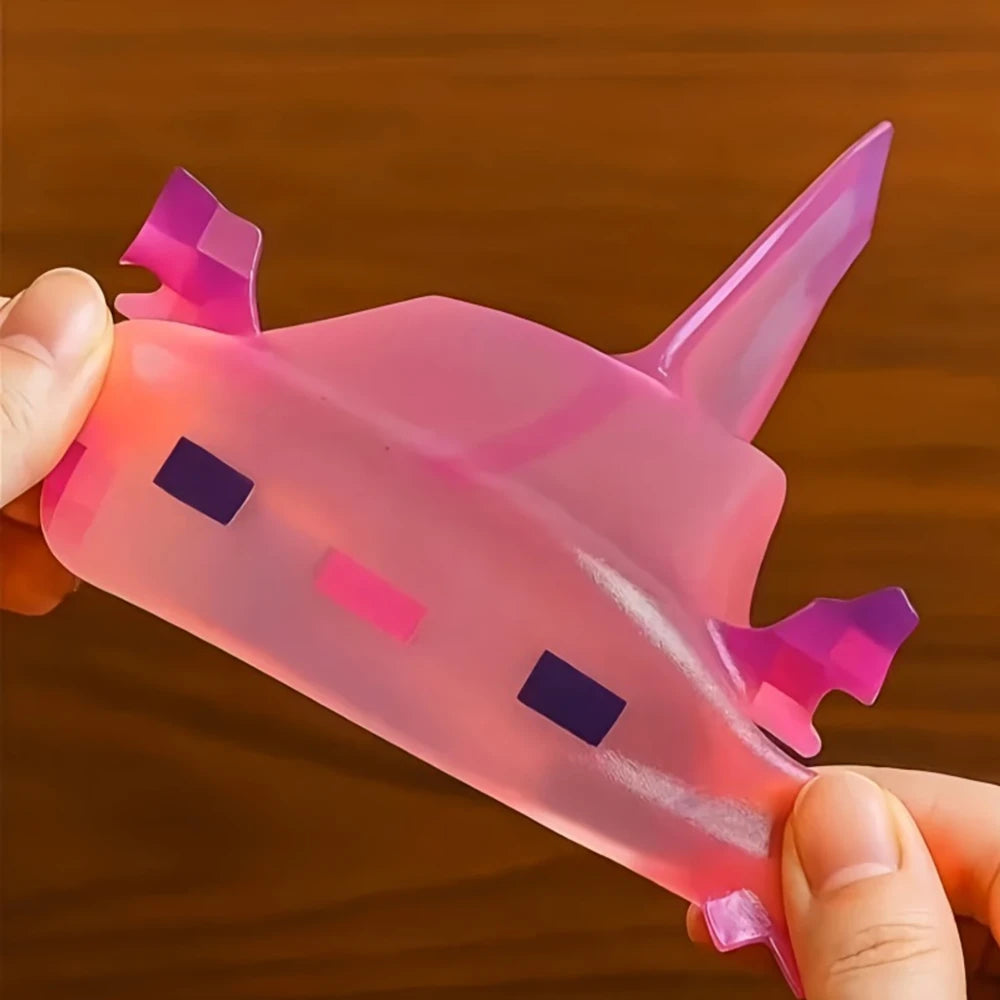 Axolotl Cube Squishy Fidget Toy