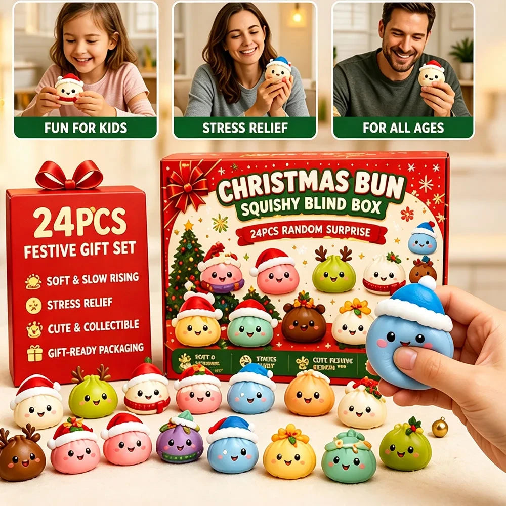 Christmas Advent Calendar Squishy Toys
